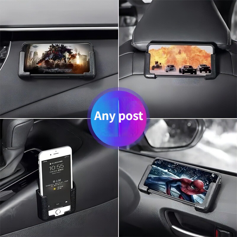 Daugiafunkcis automobilio telefono laikiklis Nešiojamumas Lipnus laikiklis Lengvas mobiliojo telefono laikiklis, neužima vietos automobilio salono priedai