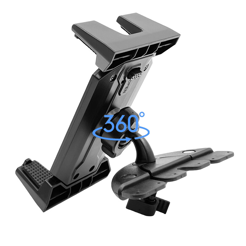 Universāls automašīnas stiprinājuma kompaktdisku atskaņotāja slots planšetdatora statīvs mobilā tālruņa turētājs Ipad Pro Air 4 līdz 14 collu Xiaomi Tab viedtālruņa GPS