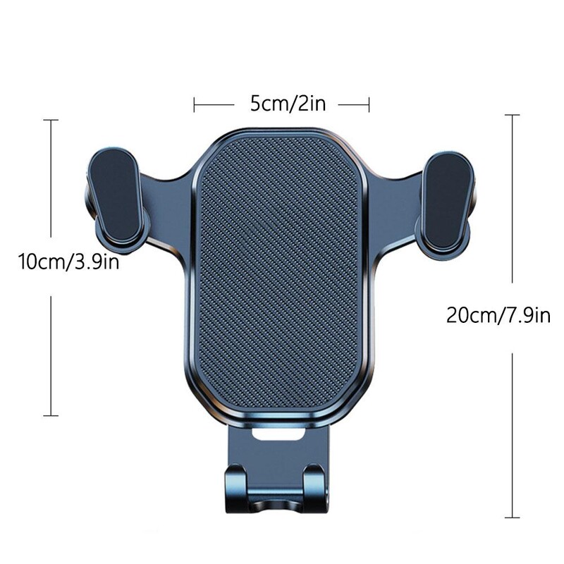 Suport universal pentru telefon auto cu cârlig de ventilație pentru instalare de rotație de 360 de grade Suporturi anti vibrații pentru toate telefoanele