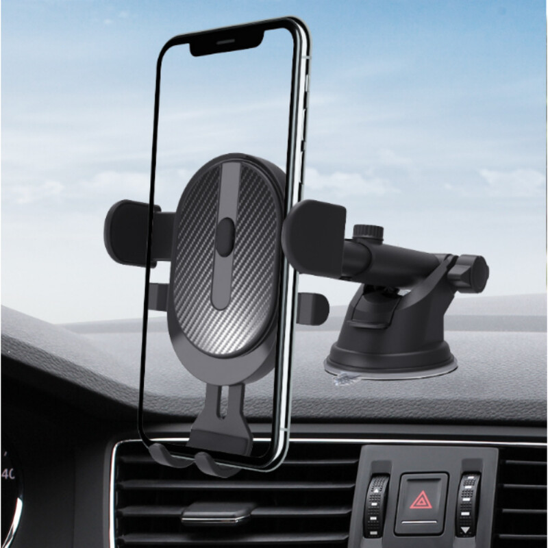 Blocarea automată a suportului pentru telefon mobil, suport auto cu ventuză telescopică