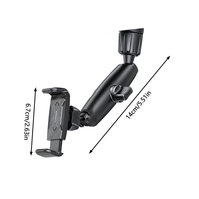 Suport telefon pentru oglindă retrovizoare pentru mașină, suport pentru telefon rotativ la 360°, suport GPS Suport universal pentru telefon auto pentru toate telefoanele inteligente