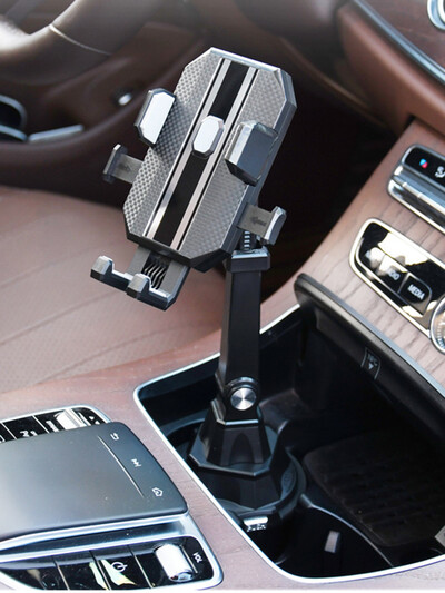 Reguleeritav autotopsihoidja mobiiltelefoni kinnitusalus Universaalne auto veetassi hoidik Mobiiltelefoni kronsteini tugi iPhone 13 jaoks