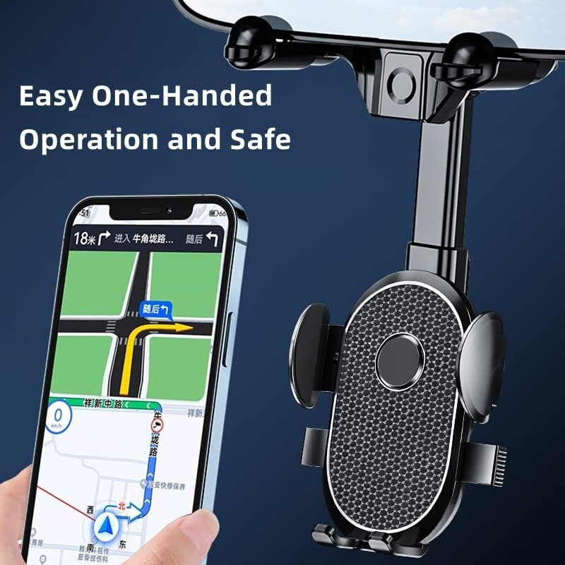 Suport auto montare oglinda verticala frana de navigatie GPS 360 grade