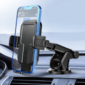 Automobilinio telefono laikiklio stovas Automobilio prietaisų skydelio priekinio stiklo laikiklis Universalus mobiliojo telefono GPS palaikymas, skirtas iPhone 15 14 Pro Max Samsung Xiaomi