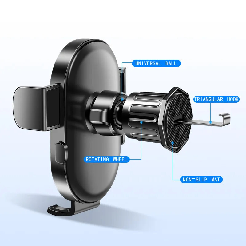 Držiak mobilného telefónu do auta, prísavka, nový držiak, zásuvka klimatizácie pre automobily, univerzálna navigácia, pevný