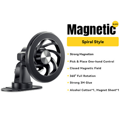 Essager magnētiskais automašīnas tālruņa turētāja statīvs, universāls gaisa ventilācijas atveres automašīnas tālruņa stiprinājumi GPS rotācijas kronšteina atbalstam iPhone 15 14 13