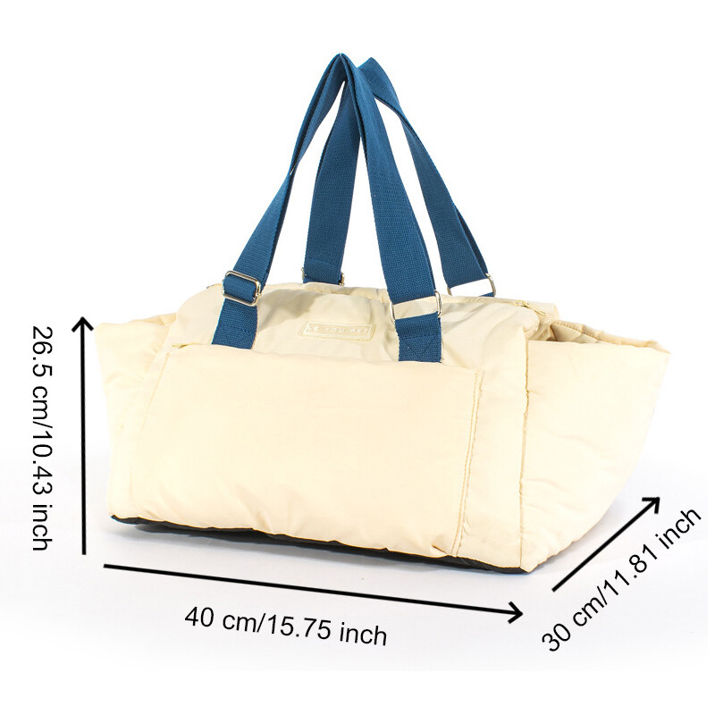 Nešiojama naminių gyvūnėlių nešiojimo rankinė šuniukui ir katei, lauko kelioninis krepšys, žiemos šiltas naminių gyvūnėlių lizdas, minkštas pečių krepšys