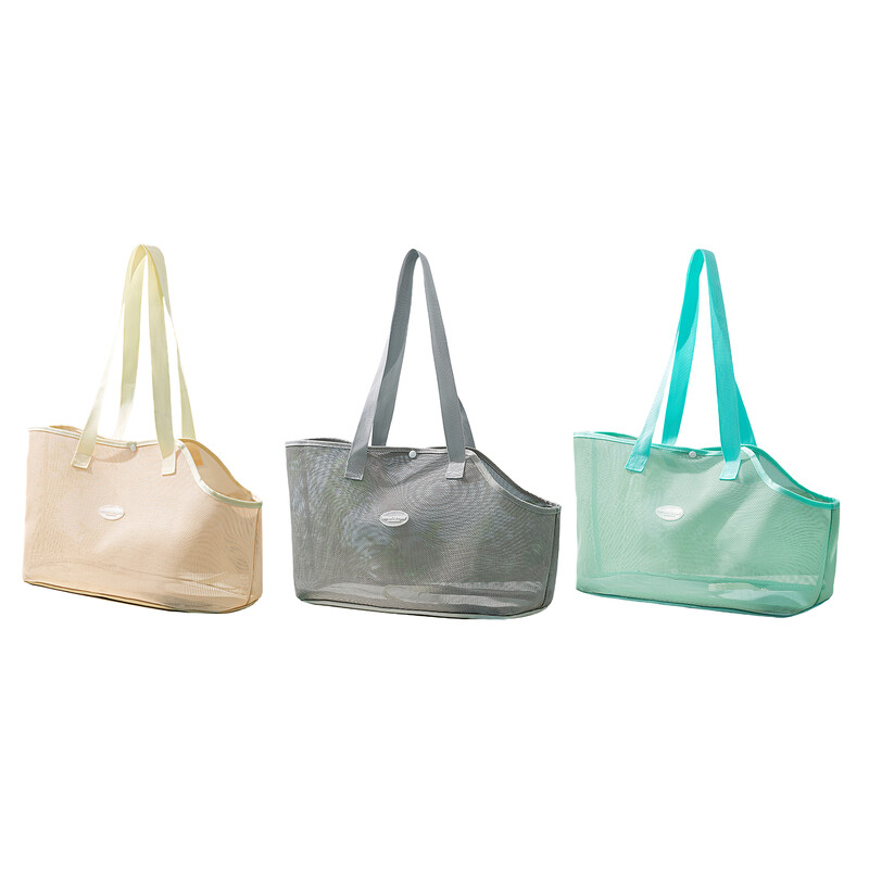 Mažas šunų nešioklis, minkštas, kvėpuojantis tinklinis kačių krepšys, šuniuko nešiojimo krepšys, skirtas vaikščioti lauke