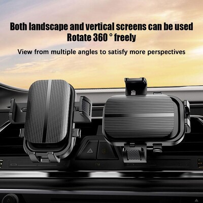 Suport telefon gravitate auto Suport cârlig pentru ventilație Suport pentru telefon mobil mobil în suport GPS auto pentru iPhone A7A3