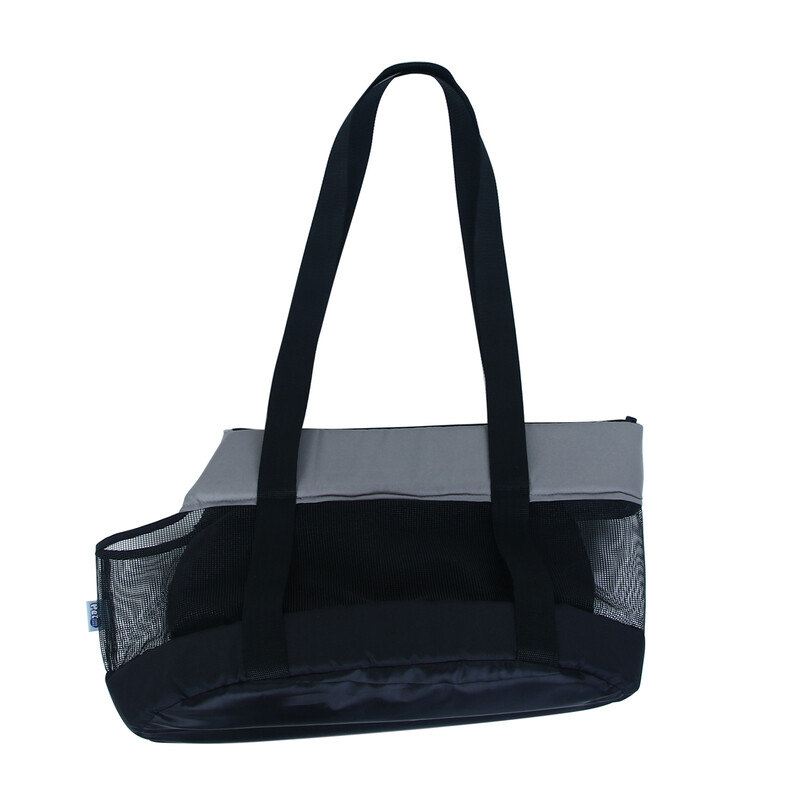 Pavasarį ir vasarą nešiojamas vieno peties krepšio naminiams gyvūnėliams rankinė sulankstomas tinklinis šunų krepšys katės krepšys