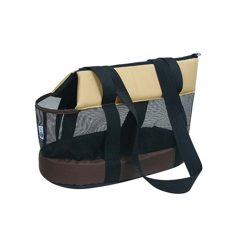 Pavasarį ir vasarą nešiojamas vieno peties krepšio naminiams gyvūnėliams rankinė sulankstomas tinklinis šunų krepšys katės krepšys