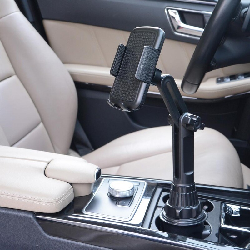 Universalaus automobilio centro konsolės mobiliojo telefono navigacijos laikiklis Reguliuojamas automobilio puodelio telefono laikiklis, skirtas Huawei L7J3