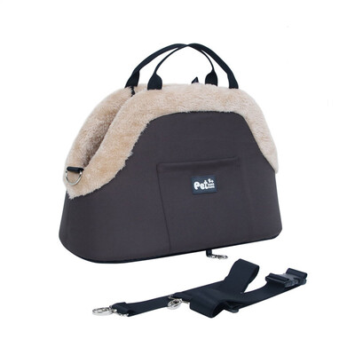 XKSRWE Geantă pentru animale de companie pentru câini Geantă portabilă cu un singur umăr pentru pisici Geantă de siguranță pentru scaunul pasagerului montată pe mașină