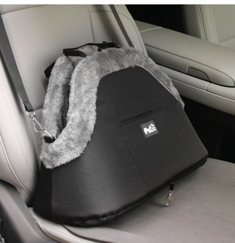 XKSRWE Geantă pentru animale de companie pentru câini Geantă portabilă cu un singur umăr pentru pisici Geantă de siguranță pentru scaunul pasagerului montată pe mașină