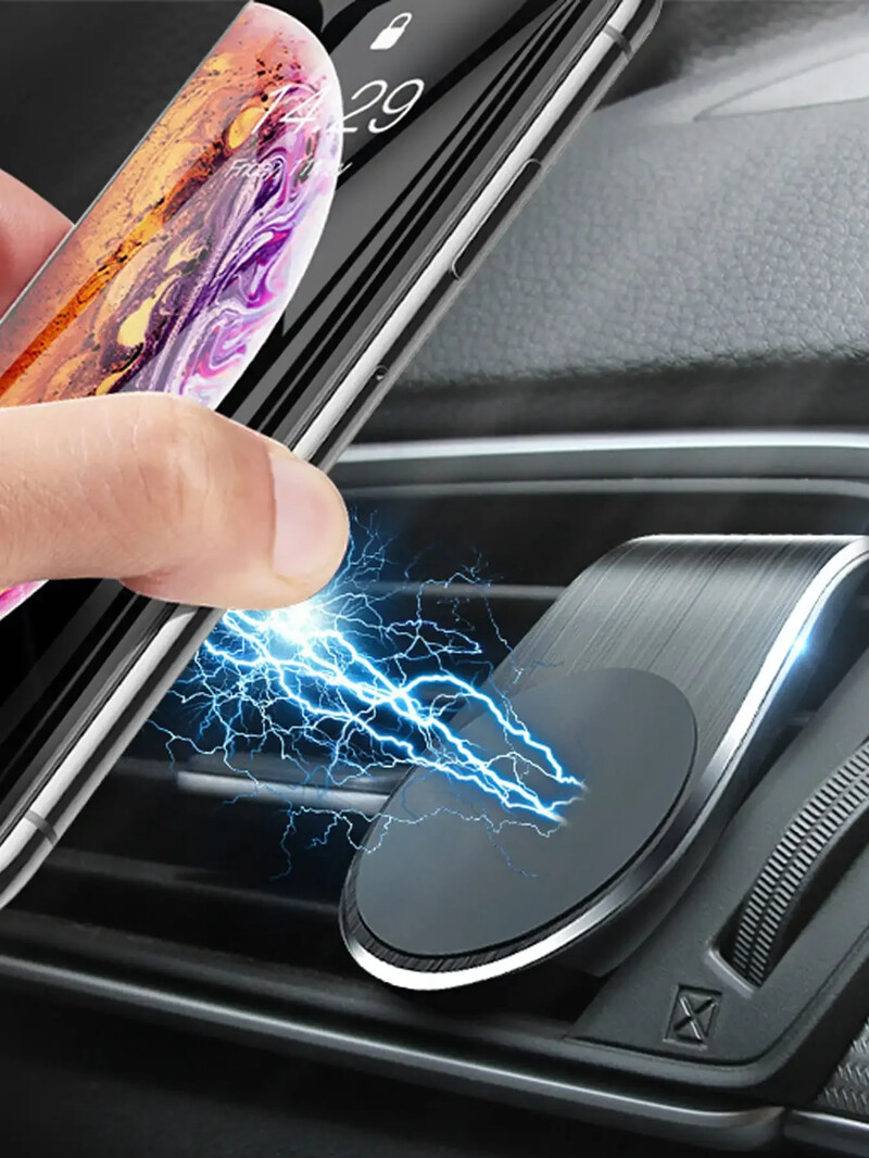 1vnt karštas mobiliojo telefono stovas Automobilio lizdas mobiliojo telefono stovas Magnetinis mobiliojo telefono stovas F3 mobiliojo telefono stovas