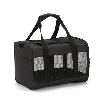 Mājdzīvnieka kaķa rokassomiņa Pārnēsājama soma pleciem krusteniski suns Tedijs Bišons Maza suņa ceļojumu automašīnas soma