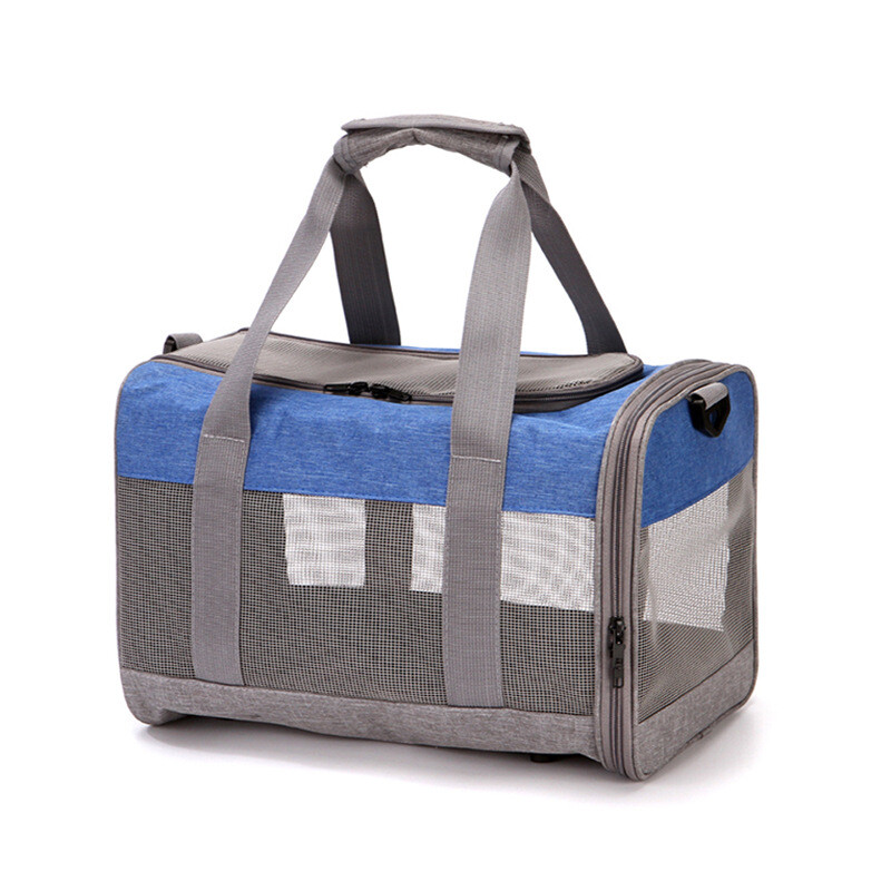 Mājdzīvnieka kaķa rokassomiņa Pārnēsājama soma pleciem krusteniski suns Tedijs Bišons Maza suņa ceļojumu automašīnas soma