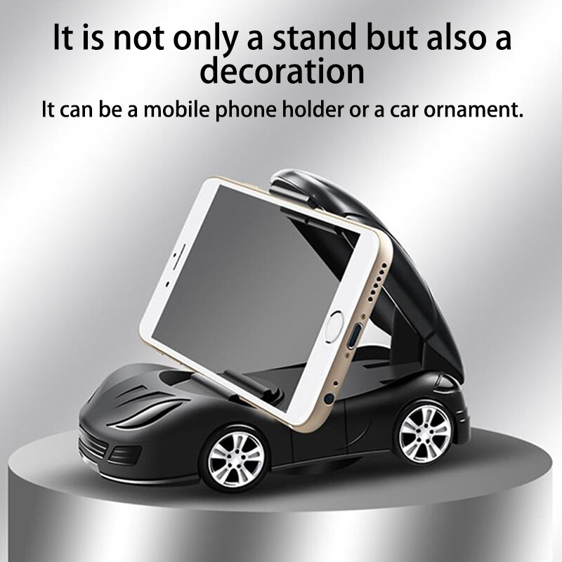 Kreatívny stojan na mobilný telefón do auta, skladací držiak na palubnú dosku auta s 360° otočením, držiak na telefón, štýlová módna dekorácia do auta
