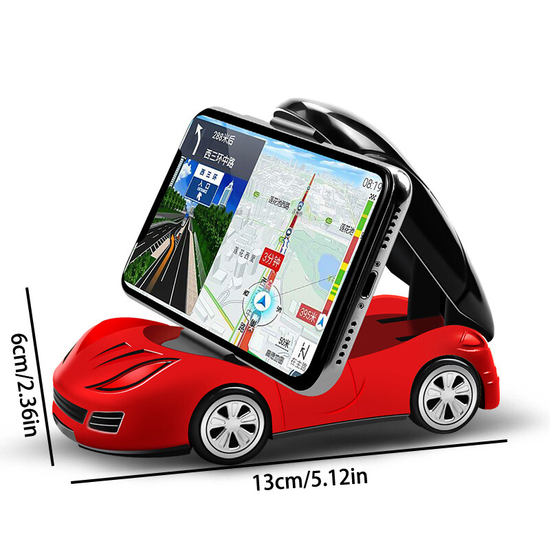 Kreatívny stojan na mobilný telefón do auta, skladací držiak na palubnú dosku auta s 360° otočením, držiak na telefón, štýlová módna dekorácia do auta