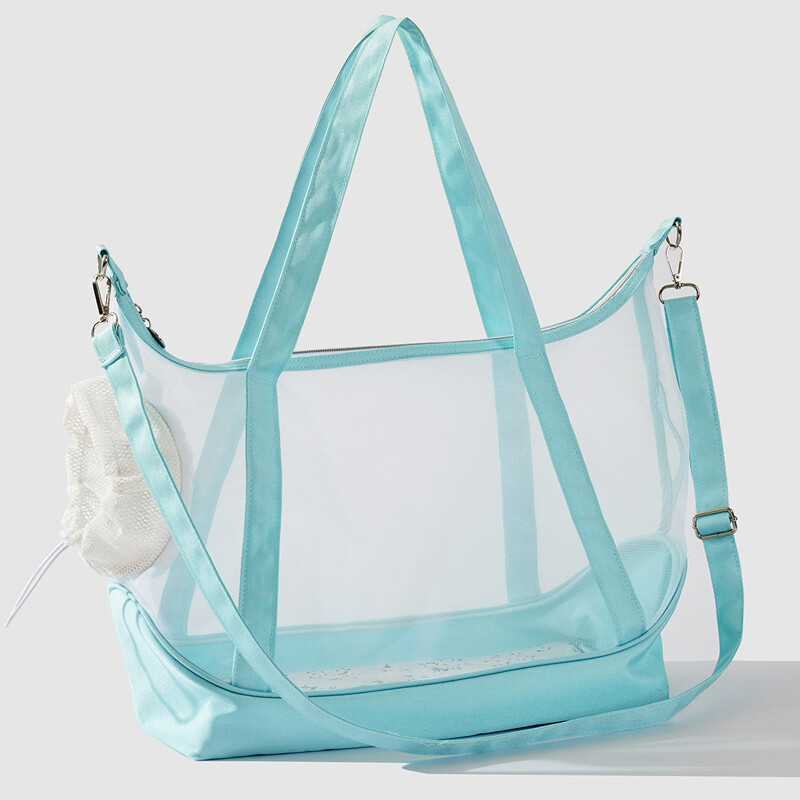 Skaidrus nailoninis tinklinis katės krepšys Nešiojamas katės krepšys, sulankstomas nešiojamas katės krepšys