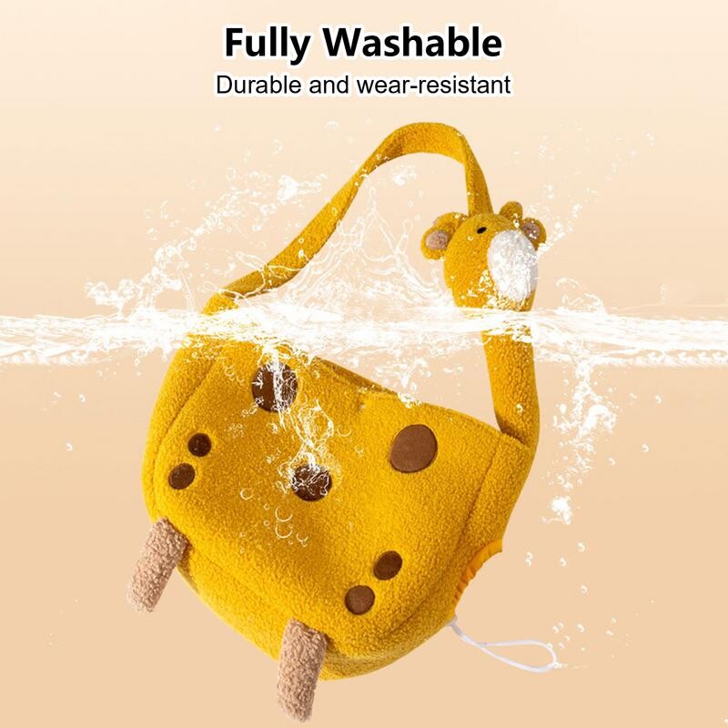 Žirafa naminių gyvūnėlių nešioklė Naminių gyvūnėlių pliušinė kempinė kelioninis krepšys lauke Krepšys Katėms Krepšys Mažas naminių gyvūnėlių nešioklis Madingas kvėpuojantis