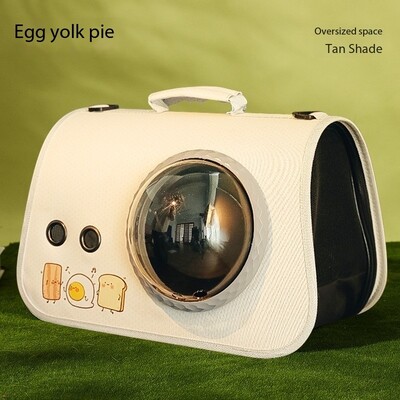 Kaķa soma ar logu Caurspīdīga elpojoša mājdzīvnieka rokassomiņa Kosmosa kapsula āra ceļojumu mugursoma Kaķu soma mājdzīvnieku piederumi