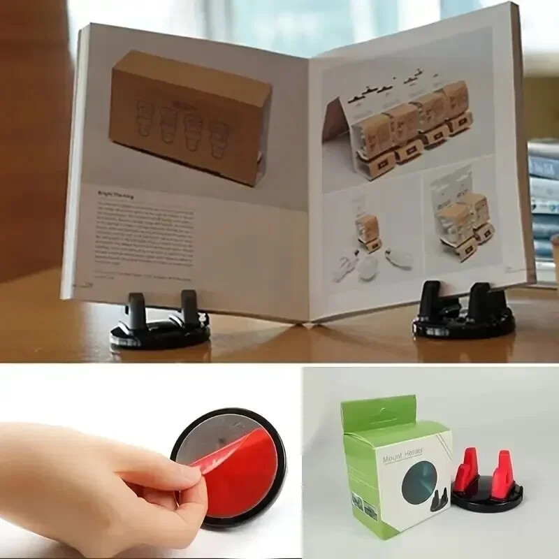 360° pagriežams mobilā tālruņa turētājs Auto kronšteins Neslīdošs GPS navigācijas statīva atbalsts automašīnā Universāls visiem tālruņiem