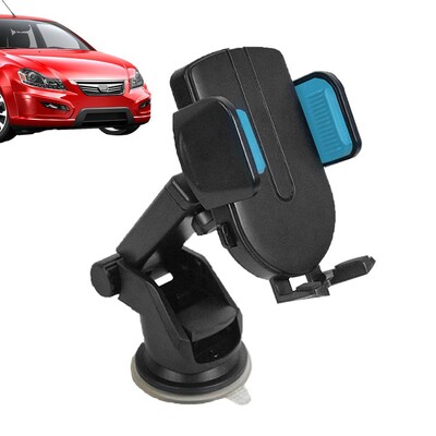 Sūkšanas automašīnas tālruņa turētājs Rotējams automašīnas tālruņa turētāja stiprinājums mobilā tālruņa automašīnai, pretslīdes piesūceknis, automašīnas tālruņa turētājs