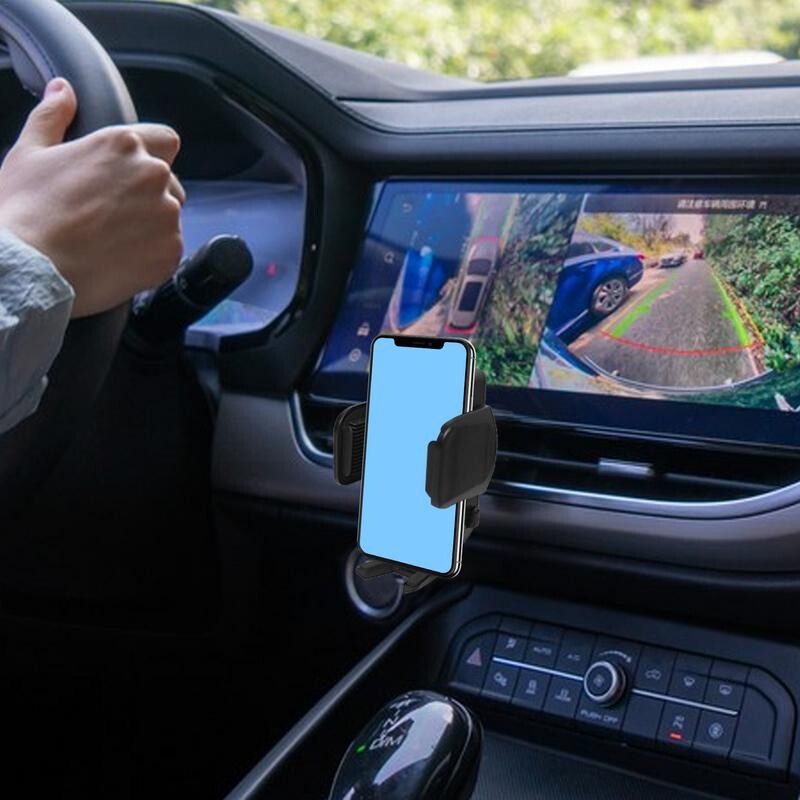 Sūkšanas automašīnas tālruņa turētājs Rotējams automašīnas tālruņa turētāja stiprinājums mobilā tālruņa automašīnai, pretslīdes piesūceknis, automašīnas tālruņa turētājs