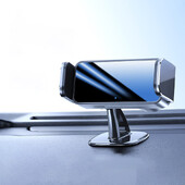 Automobilio elektrinis mobiliojo telefono laikiklis Išmanusis indukcinis dvigubo pagrindo prietaisų skydelis Oro išleidimo anga Automobilio laikiklis dvigubo pagrindo stovas