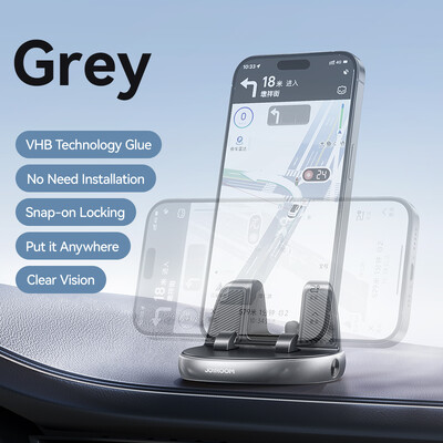 Suport pentru telefon de mașină cu rotație de 360° Joyroom Tabloul de bord Operare cu o singură mână Suport de navigație pentru mașină pentru iPhone pentru telefoane 4,7-7 inchi