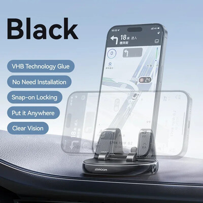 Suport pentru telefon de mașină cu rotație de 360° Joyroom Tabloul de bord Operare cu o singură mână Suport de navigație pentru mașină pentru iPhone pentru telefoane 4,7-7 inchi