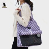 Nešiojami šuniukų naminių kačių nešiokliai šunų pasivaikščiojimo krepšiai tinkliniai kvėpuojantys kelionių naminių gyvūnėlių nešiojimo krepšiai ant pečių