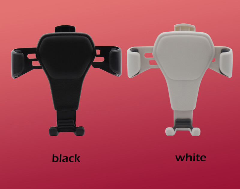 Naujas Universal Gravity Air Vent automobilio tvirtinimo spaustuko tipo stovas be magnetinio gravitacinio telefono laikiklio laikiklio, skirto iPhone X 7