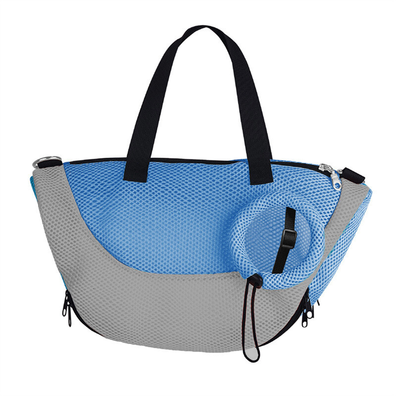 Kačių krepšys Naujas nešiojamas kelioninis naminių gyvūnėlių maudymosi rankinė ant vieno peties tinklelio, kvėpuojantis, nekenksmingas odai, minkštas, patogus nešiojamasis naminių gyvūnėlių krepšys