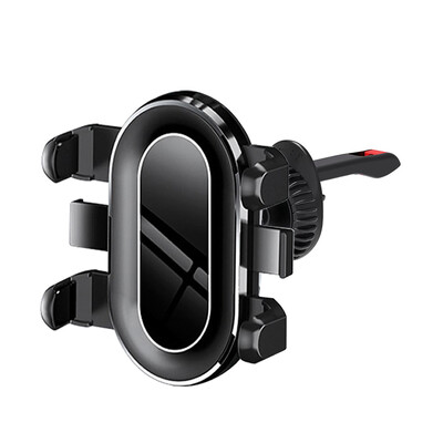 2024. gada jauns Gravity automašīnas tālruņa turētājs, gaisa ventilācijas atveres āķa tālruņa stiprinājums, 360 grādos pagriežams viedtālruņa turētājs automašīnas novietošanai ar vienu roku