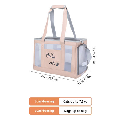 Geanta de transport pentru caini Geanta de mana pentru pisici Transportoare pentru animale de companie Genti de voiaj pentru caini Geanta de transport pentru caini de talie mica Pisici Genti de umar pentru iesiri