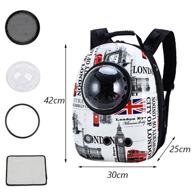 Mieli animacinių filmų šunų kačių nešiojimo krepšiai mažiems šunims katėms lauke šuniuko katės kuprinė Kelioninė naminių gyvūnėlių rankinė Erdvė kapsulė gato transportavimas