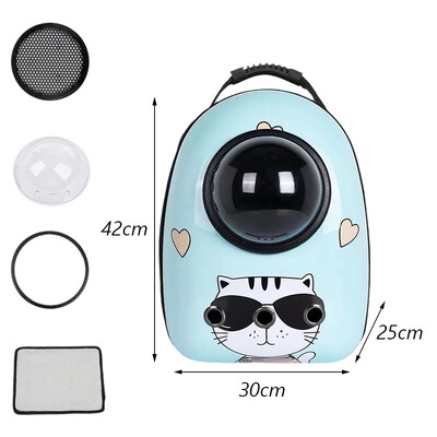 Mieli animacinių filmų šunų kačių nešiojimo krepšiai mažiems šunims katėms lauke šuniuko katės kuprinė Kelioninė naminių gyvūnėlių rankinė Erdvė kapsulė gato transportavimas