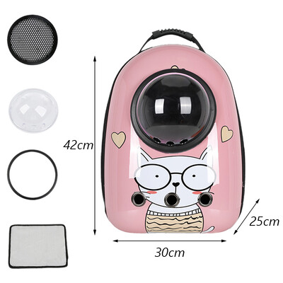 Mieli animacinių filmų šunų kačių nešiojimo krepšiai mažiems šunims katėms lauke šuniuko katės kuprinė Kelioninė naminių gyvūnėlių rankinė Erdvė kapsulė gato transportavimas