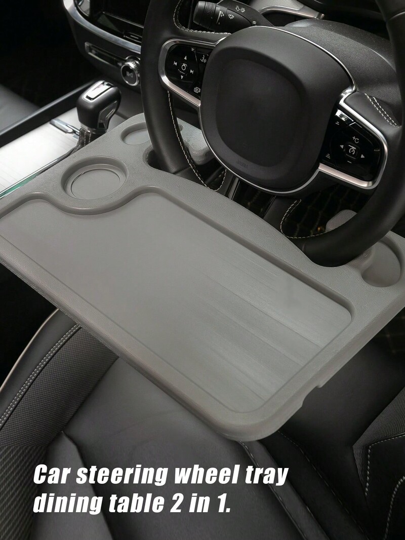 Nešiojamas universalus gėrimų laikiklis su daugiafunkciniu staliniu staliniu nešiojamuoju kompiuteriu Valgyti darbo krepšelis Gėrimų kavos laikiklis Automobilio vairas