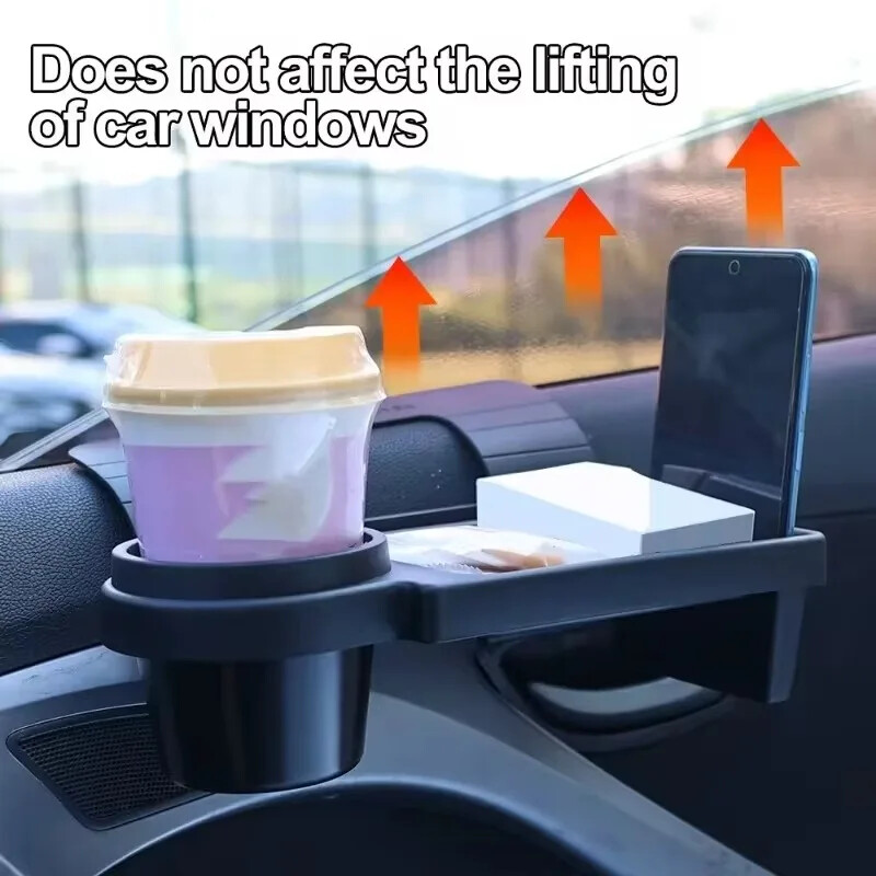 Auto panipaik Multifunktsionaalne auto küljeukse aken, rippuv joogitopsihoidja Organisaatorikarp Telefonipesa Mitmesugused hoiuklambrid