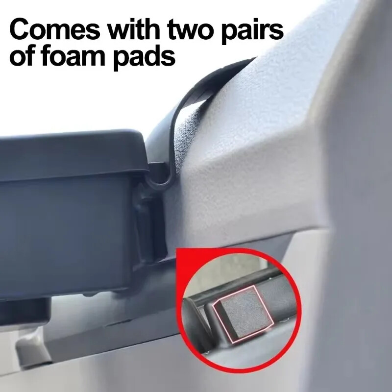 Daugiafunkcinis automobilio laikymo stovas, automobilio šoninių durelių langas, pakabinamas gėrimų puodelių laikiklis.