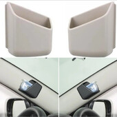 2vnt Automobilinis tvarkytuvas Auto sunkvežimio stulpelio laikymo dėžutė cigarečių telefonų akiniai IC kortelių laikiklis Tvarkyklės krepšys Automobilių stiliaus priedai