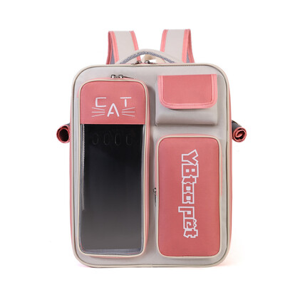 Nešiojama naminiams gyvūnėliams atspari streso nešiojama kvėpuojanti kuprinė, skirta visiems sezonams išvykstant su kačių kuprine vasarą