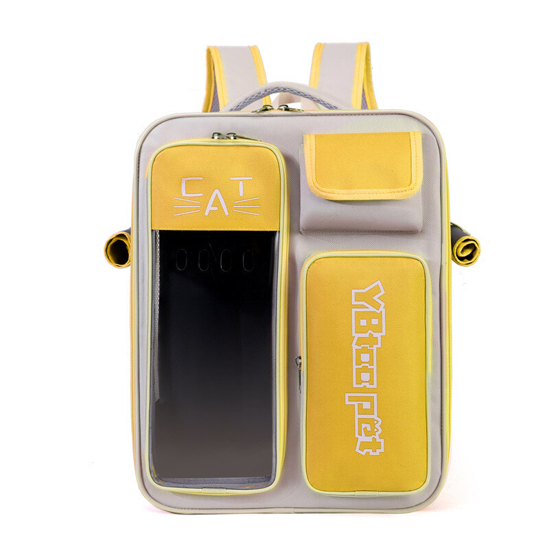 Nešiojama naminiams gyvūnėliams atspari streso nešiojama kvėpuojanti kuprinė, skirta visiems sezonams išvykstant su kačių kuprine vasarą