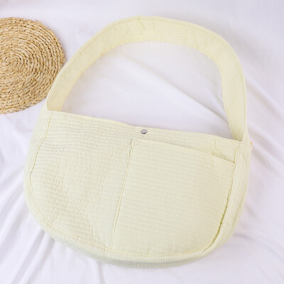 Rankų darbo šunų krepšys naminių kačiukų nešioklė lauke kelioninė rankinė drobė Vieno peties katės krepšys, patogus kvėpuojantis krepšys