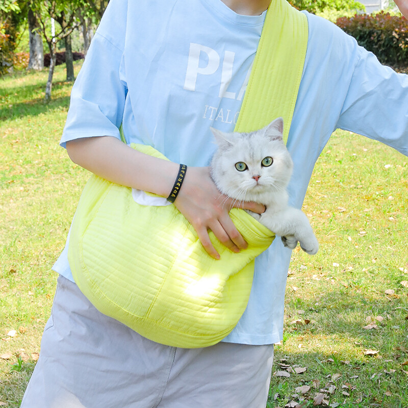Rankų darbo šunų krepšys naminių kačiukų nešioklė lauke kelioninė rankinė drobė Vieno peties katės krepšys, patogus kvėpuojantis krepšys