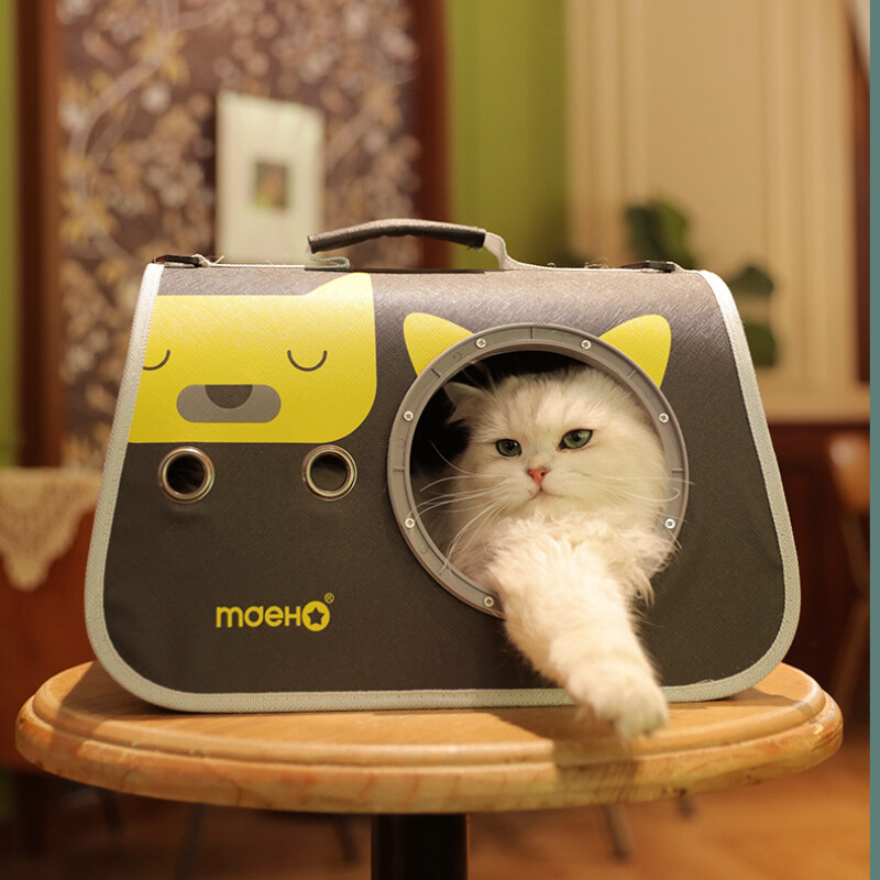 Mājdzīvnieku pārnēsāšanas soma kaķiem Saliekams būris Saliekams kastes rokassomiņa Plastmasas pārnēsāšanas somas Mājdzīvnieku piederumi Pārnēsājama kaķu soma