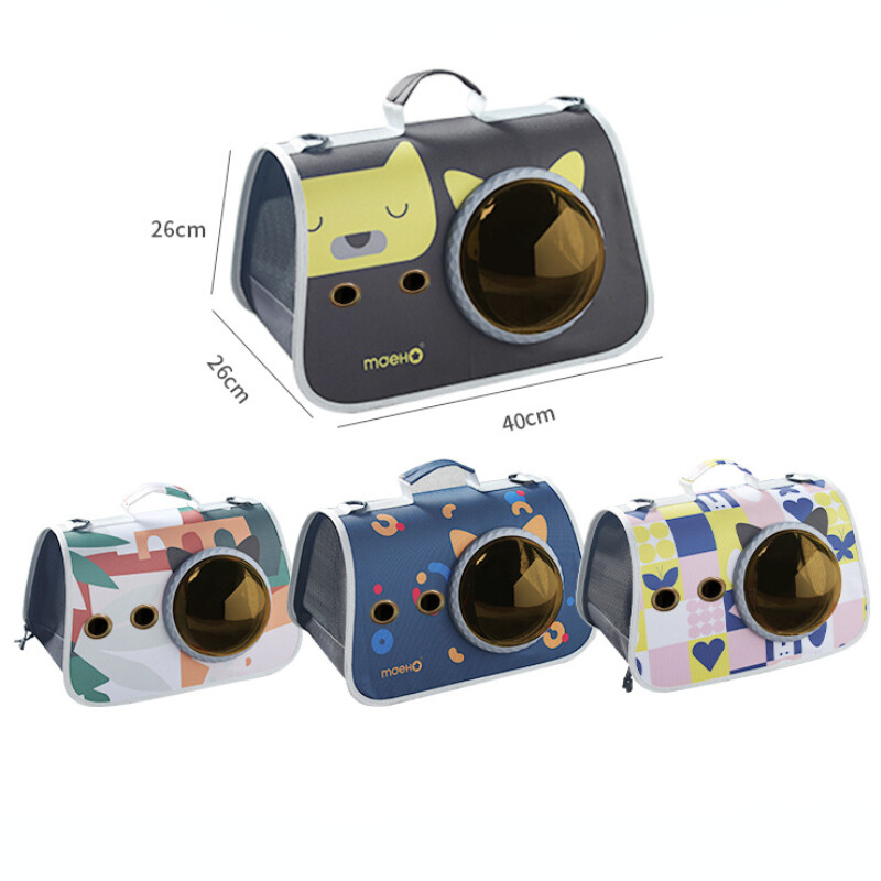 Mājdzīvnieku pārnēsāšanas soma kaķiem Saliekams būris Saliekams kastes rokassomiņa Plastmasas pārnēsāšanas somas Mājdzīvnieku piederumi Pārnēsājama kaķu soma